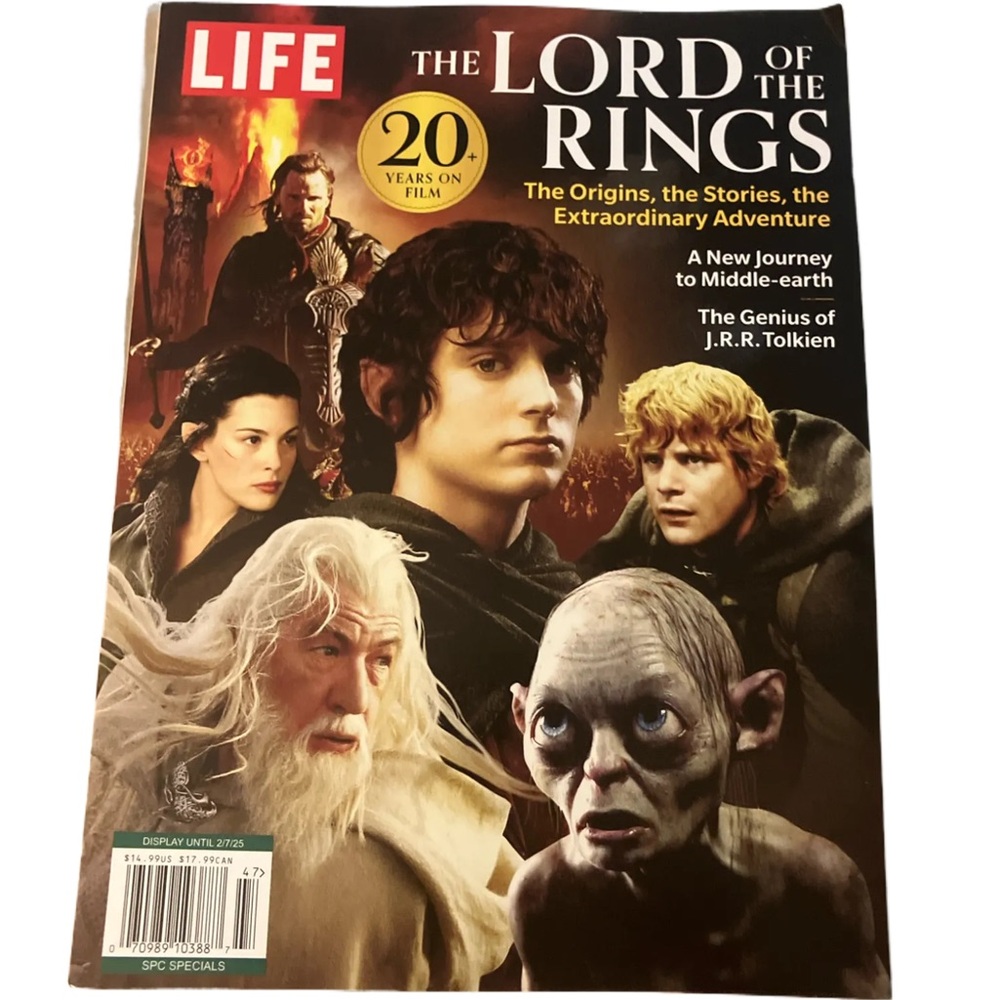 LIFE MAGAZINE 2022 SPECIAL EDITION,Companion to LORD OF THE RINGS 20 YRS ON FLIM